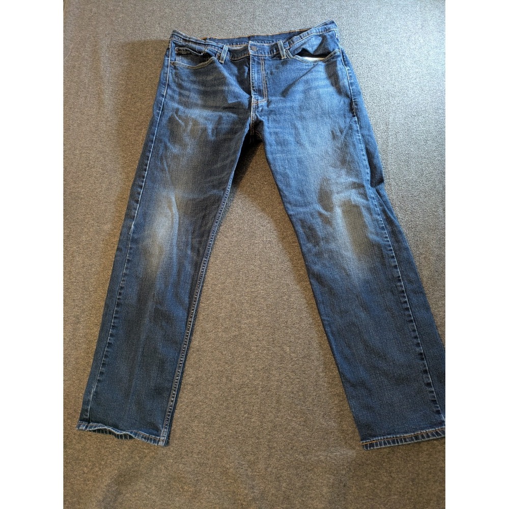 Levi's Jeans Mens 505 Regular Fit Straight Leg Blue 38x32 Vintage Style 80s‎